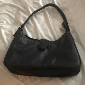 Small black handbag